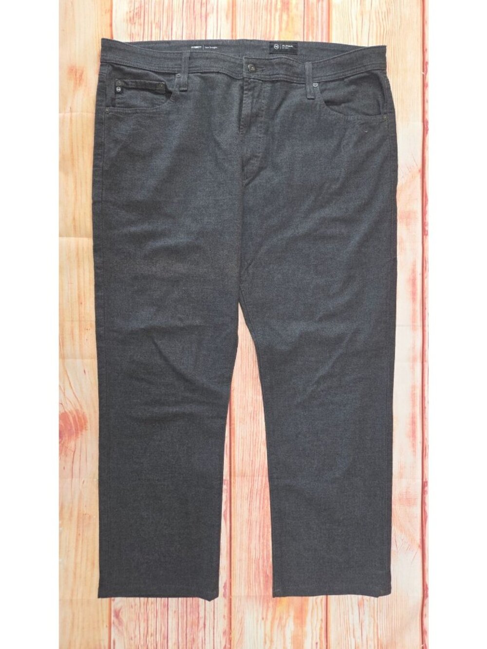 AG Adriano Goldschmeid Everett Slim Gray Straight Pant 40x29